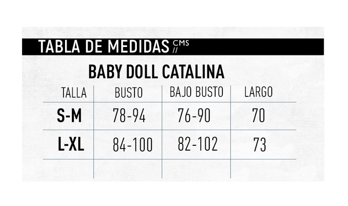 Baby Doll Catalina Blanco | S-M -4