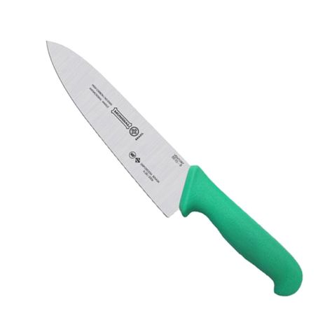 Cuchillo carne 20 cm verde-0