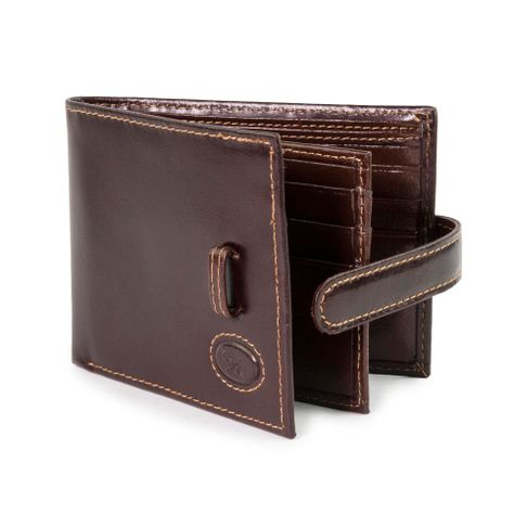 Billetera hombre Gino Rodinis  Rieti 681 Café-1