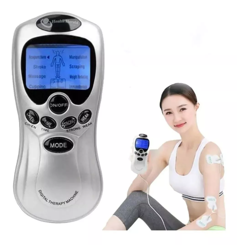 Tens Electroestimulador Masajes Electrofisico 8 Parches-0