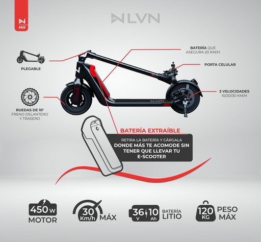 SCOOTER ELÉCTRICO H11 LVN-5