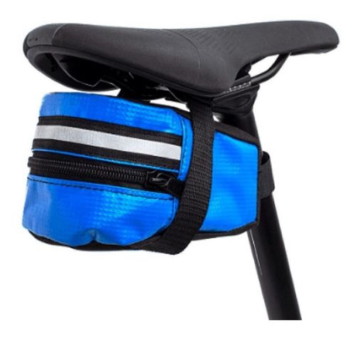 Bolso Sillin Bicicleta Impermeable Azul Nuevo On Wheels-3