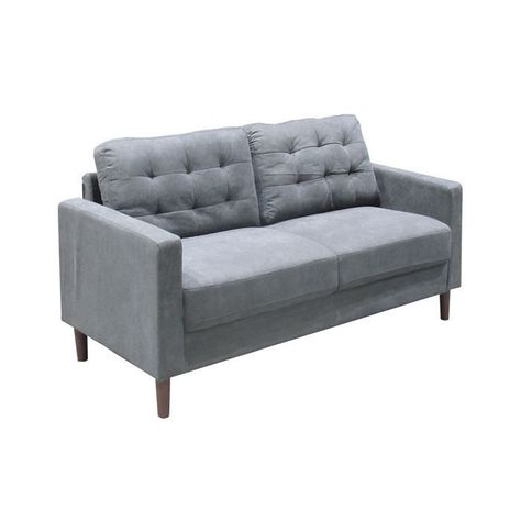 SOFA PALOMINO 2C GRIS ( 142 x 80 x 85 cm)-1