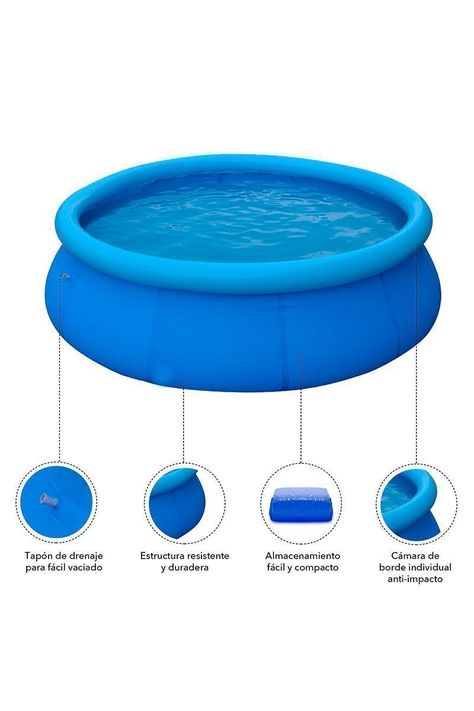 Piscina Inflable Self Formed 5.377 L 76 x 360 cm-3
