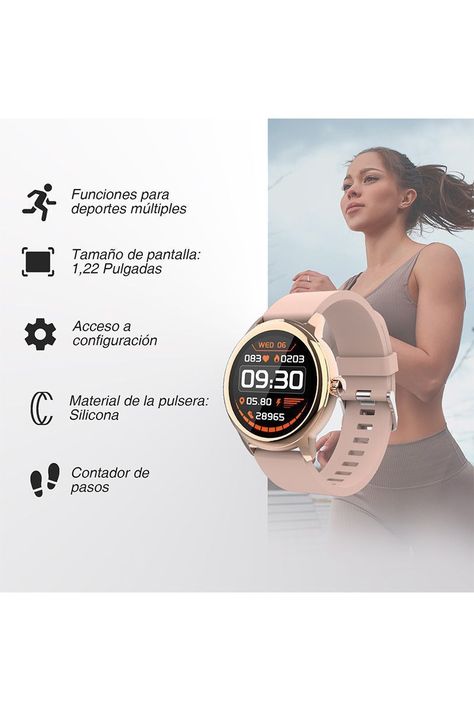 Smartwatch Sb1255h-dk Rosado-1