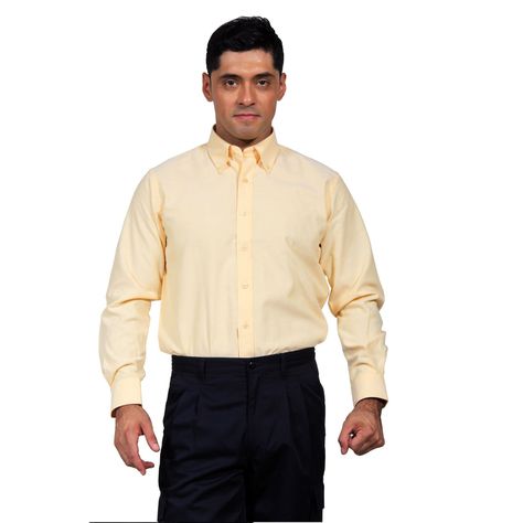 Camisa Oxford Manga Larga, Bolsillo Suelto-0