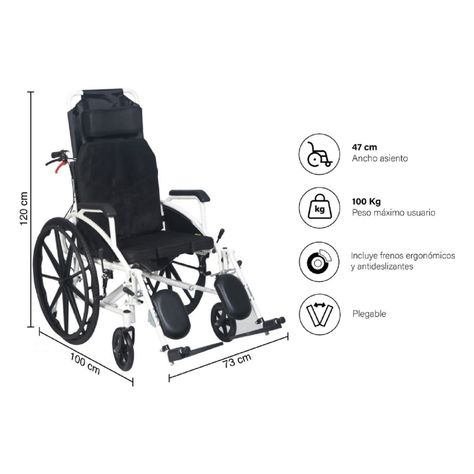 Silla de Ruedas Neurológica Premium-1