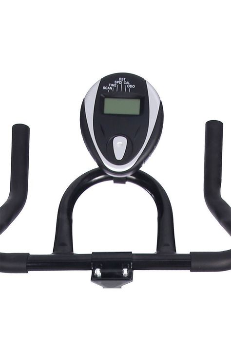 Bicicleta Spinning Pro II con Monitor LCD Blanca-5