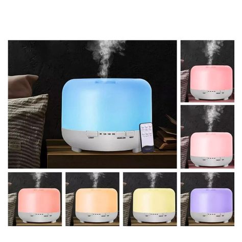 Humificador Ultra Aire Difusor Colores Control + Esencia-4