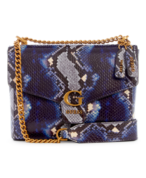 Cartera Guess Shenny Convertible Xbody Flap Blu Azul-0