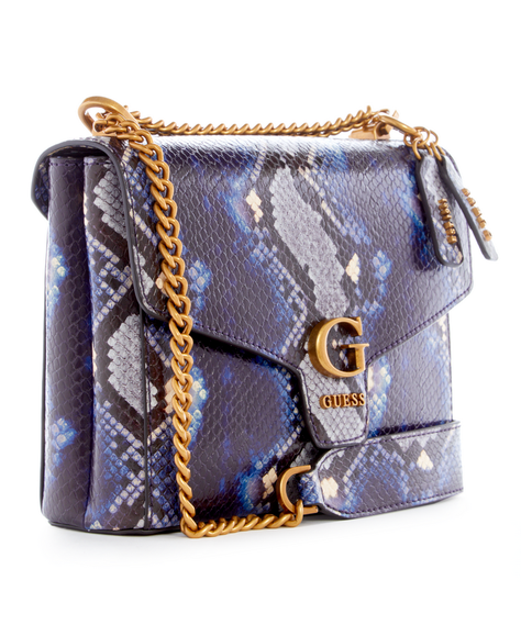 Cartera Guess Shenny Convertible Xbody Flap Blu Azul-1