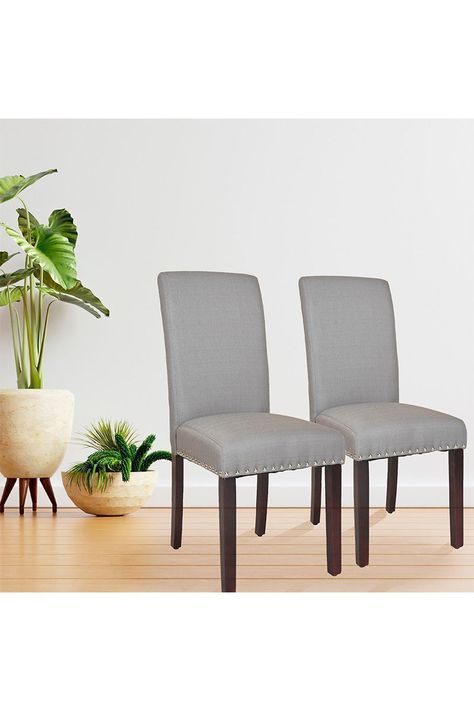 Pack 2 Sillas Comedor Imperial Gris-1