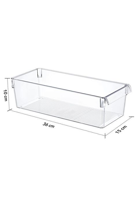 Organizador Alto Clear Con Tapa Mid Transparente-2