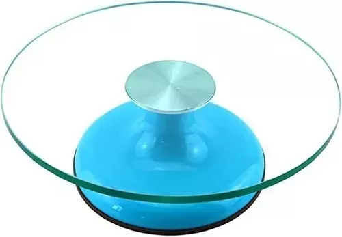 Base Giratoria Tortas Plato Giratorio Base Vidrio 30cm -1
