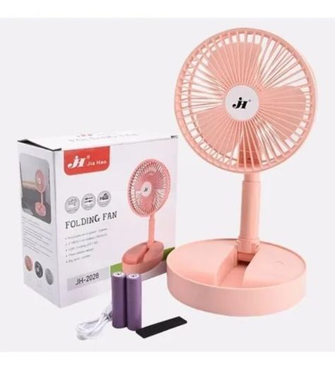 Ventilador Plegable USB Ventilador Fan Recargable De Mesa-0