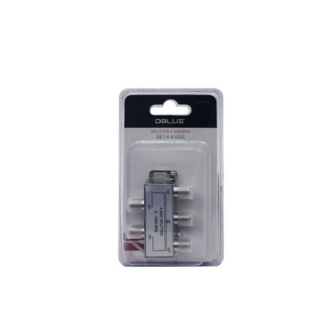 Splitter Hembra Divisor de Señal de 4 Vías-1
