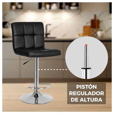 Silla Piso Bar Con Respaldo-1