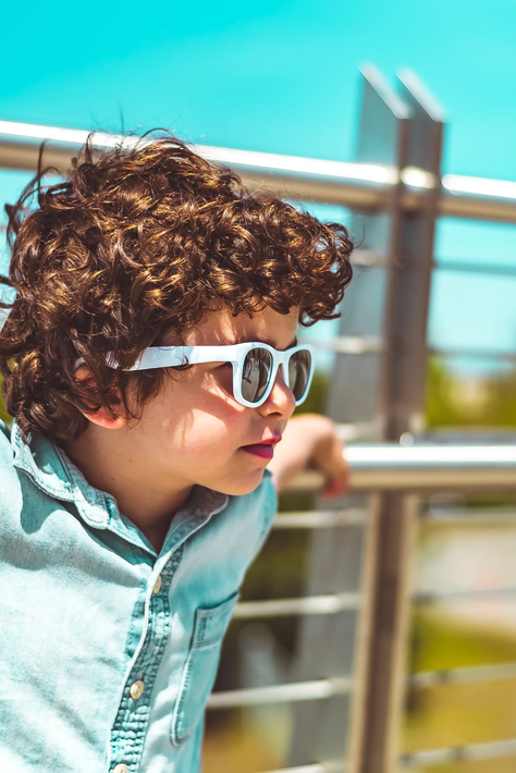 Lentes De Sol Para Niños Surf 4+ Blanco-3