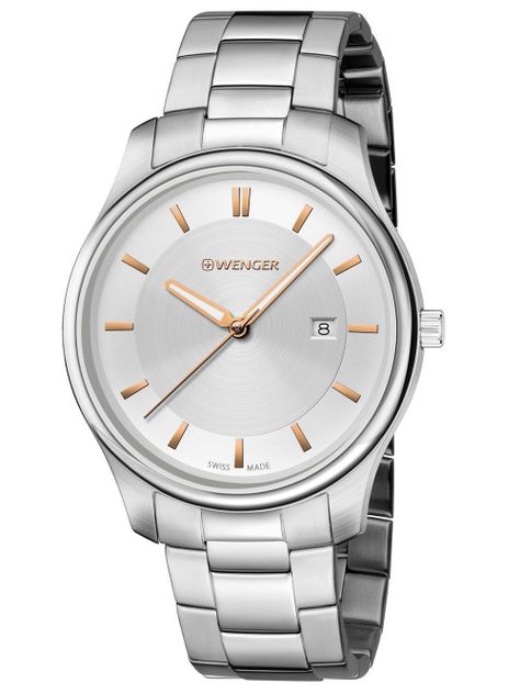 Reloj City Classic Hombre blanco Wenger-0