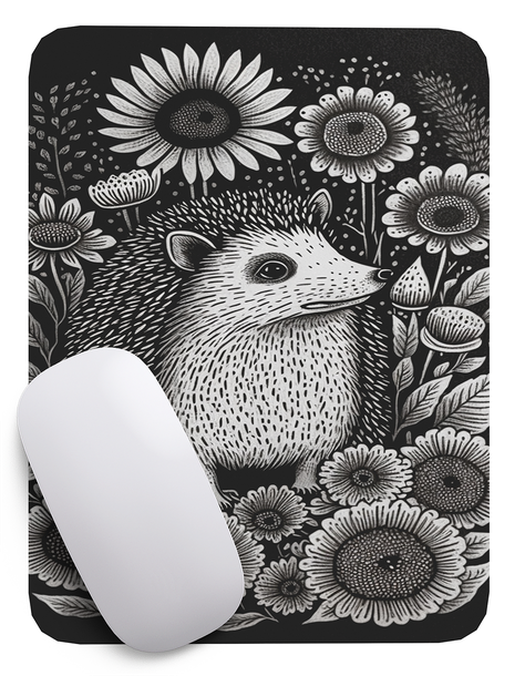 Mouse Pad Erizo Arte de animales - 17cm X 21cm D22-1