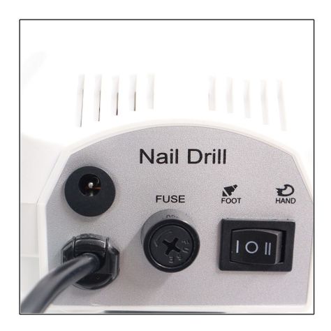 Torno manicure Love Crazy 30.000 RPM + fresas-4