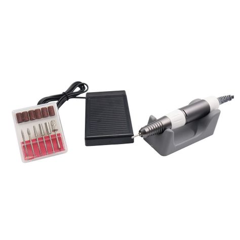 Torno manicure Love Crazy 30.000 RPM + fresas-6
