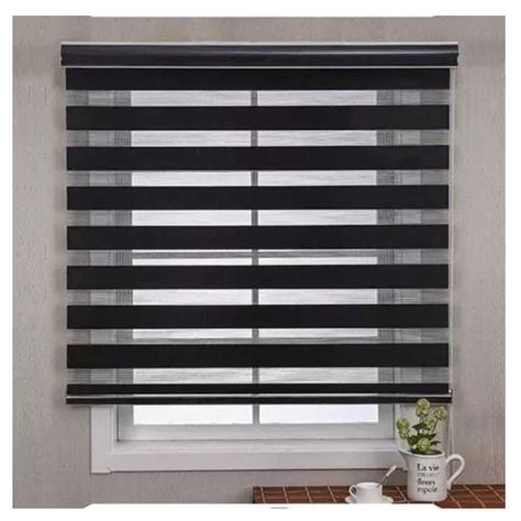 Cortinas roller negro 60 cm X 200 cm -0