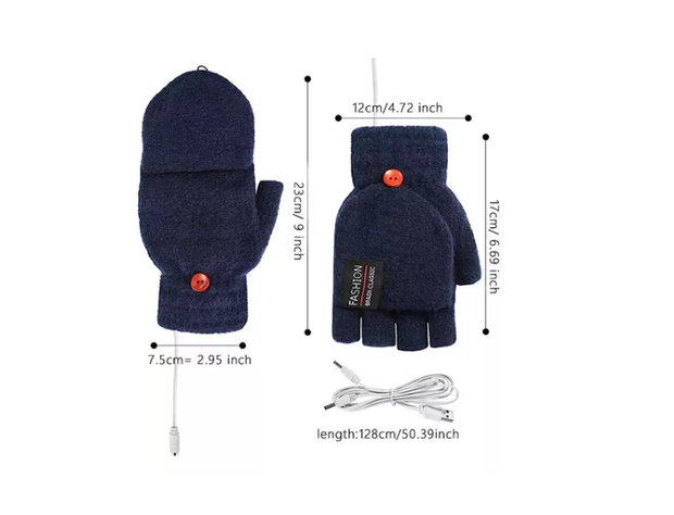 Guantes Calefactores Con Conexion Usb Calentador De Manos-2