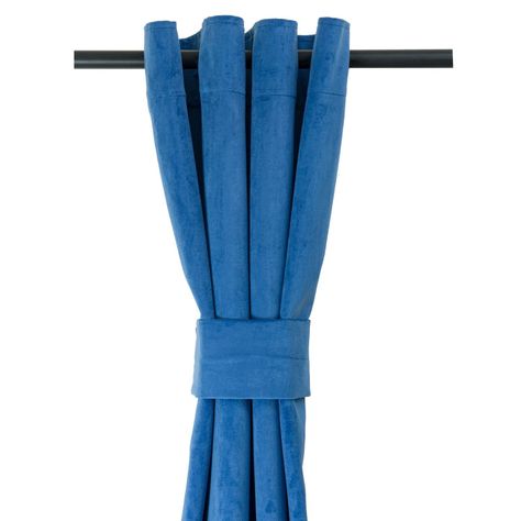 Cortinas New velvet 1.40 X 2.20  Azul-0