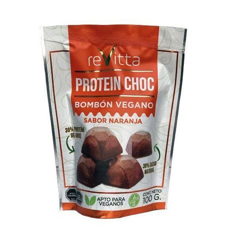 Chocolate bombón vegano sabor naranja 100 grs.-0