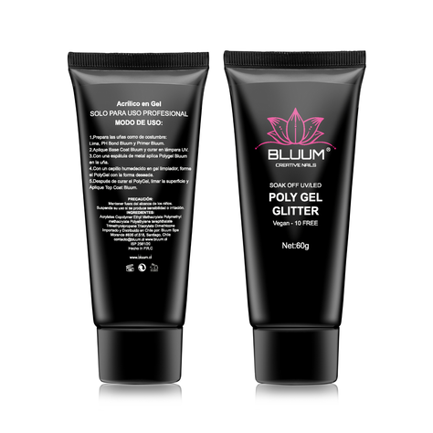 Polygel Glitter 14 60gr - Gel Para Uñas-3