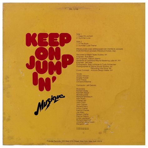 MUSIQUE - KEEP ON JUMPIN' VINILO USADO-1