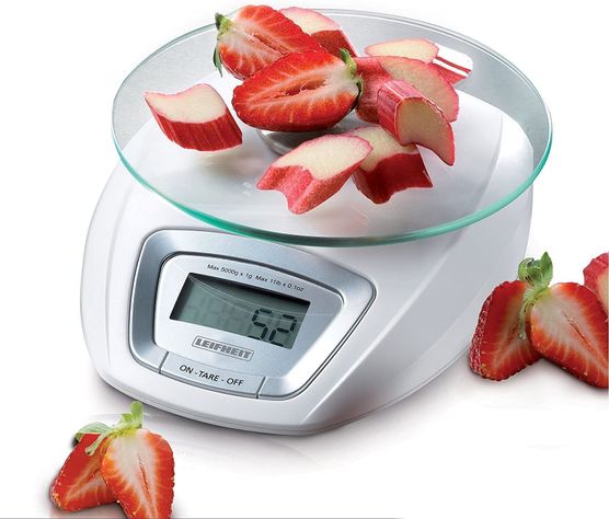 Balanza Cocina Digital Con Plato Vidrio Leifheit-1