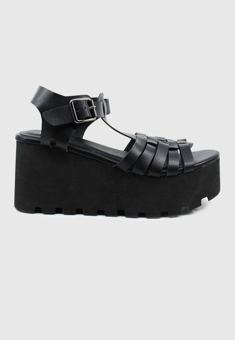 Sandalia Louis negra Stylo Shoes-0