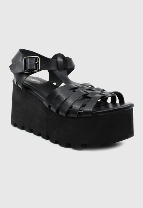 Sandalia Louis negra Stylo Shoes-3