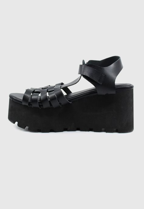 Sandalia Louis negra Stylo Shoes-1