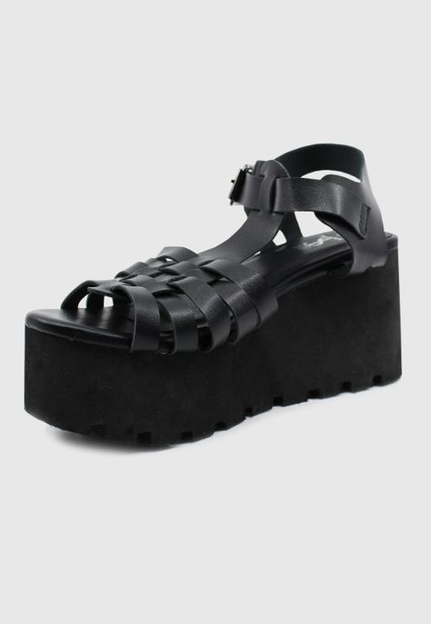 Sandalia Louis negra Stylo Shoes-2