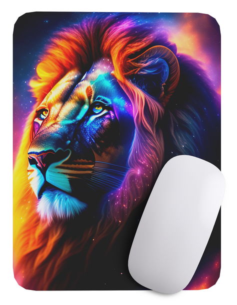 Mouse Pad León Arte de animales - 17cm X 21cm D39-1
