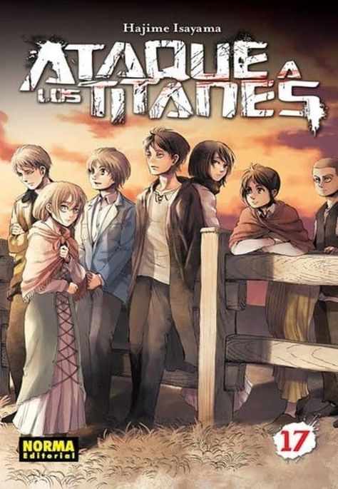 Manga Ataque A Los Titanes 17 - España-0