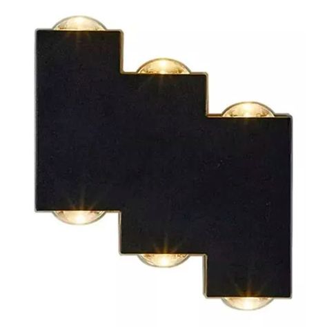 Aplique Lampara Muro Led Luz Interior Exterior -0