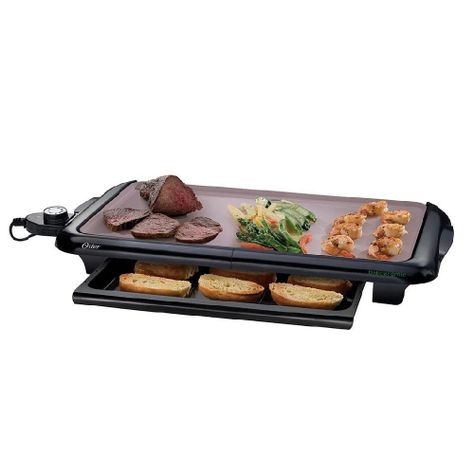 Parrilla Oster® con recubrimiento Bioceramic™ CKSTGRFM18W-0