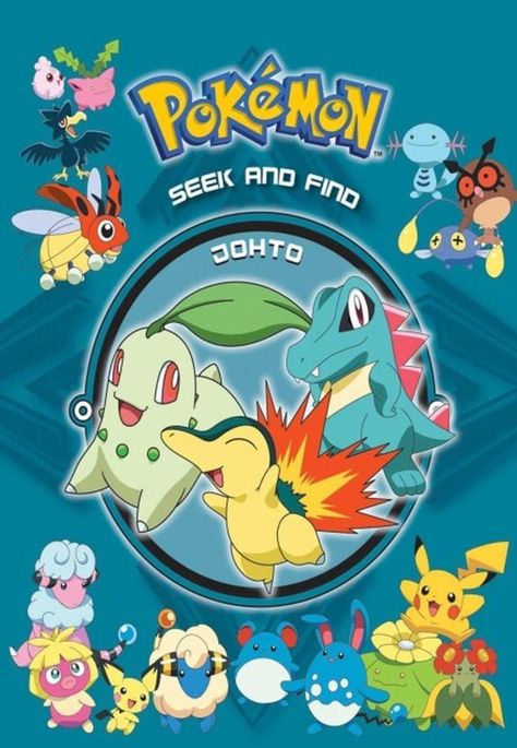 Manga Pokémon Seek And Find - Johto (En Inglés) - USA-0