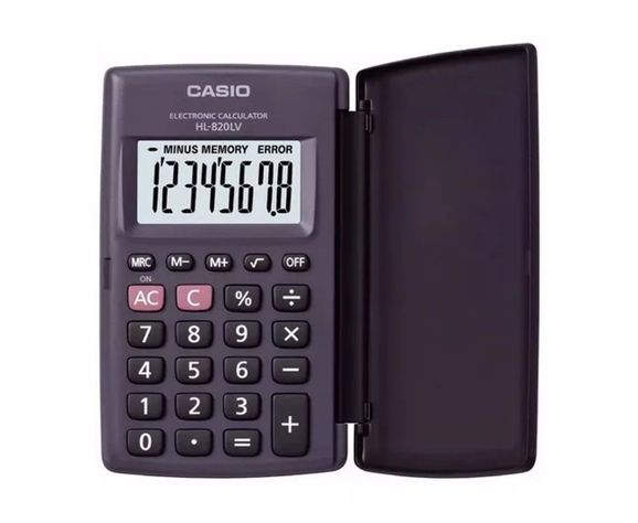 CALCULADORA BOLSILLO CASIO 8 DIGITOS-0