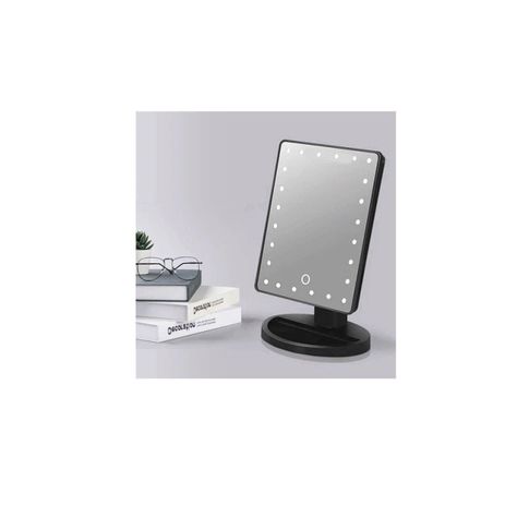 Espejo Para Maquillaje Con Luz Led Zoom x5 -1