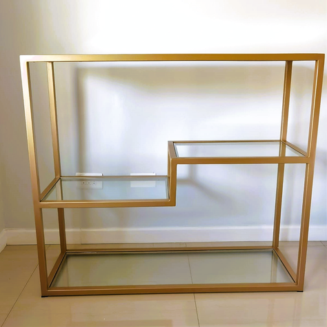 Arrimo Dorado Valeria 90x80x27 cm-0