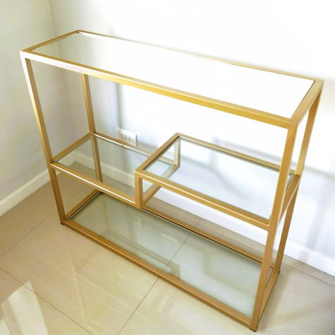 Arrimo Dorado Valeria 90x80x27 cm-1