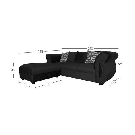 Seccional New Dominga Negro 3 Cuerpos-3