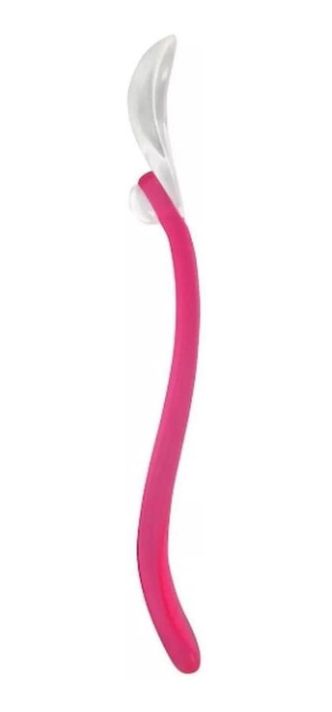 Pack Cucharas Punta De Silicona Green Sprouts Rosa/Verde-1