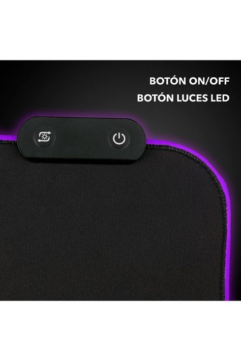 Mouse Pad Gamer Luces Led RGB 30x80 cm Negro-4