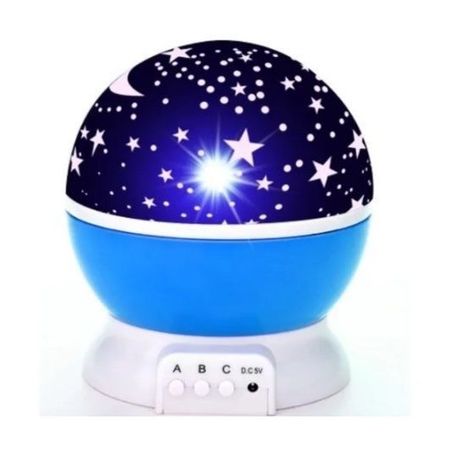 Lampara Led Espantacucos Proyector Luz Estrellas Mesa Niños-5